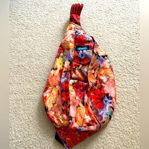KAVU Rope Sling Fall Foliage Print